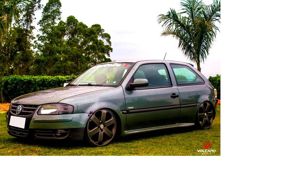 Roda Volcano V120 Aro 18" tala 6" Grafite