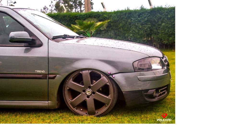 Roda Volcano V120 Aro 18" tala 6" Grafite