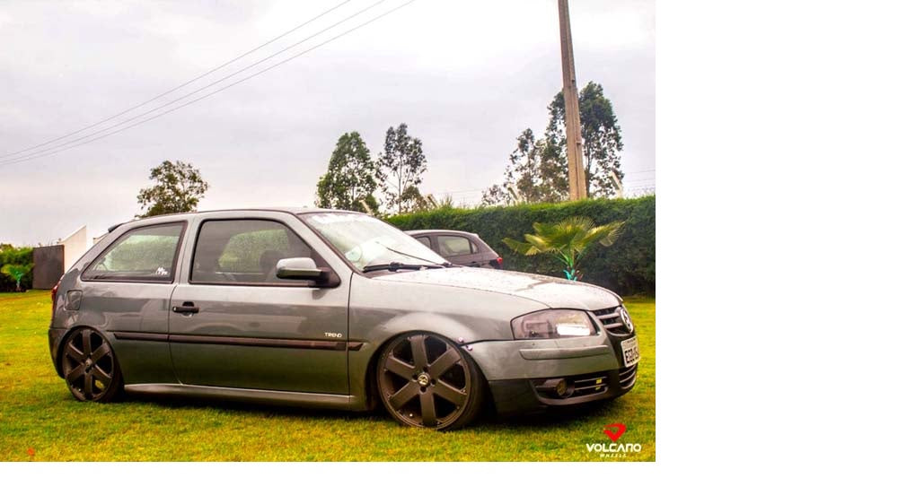 Roda Volcano V120 Aro 18" tala 6" Grafite