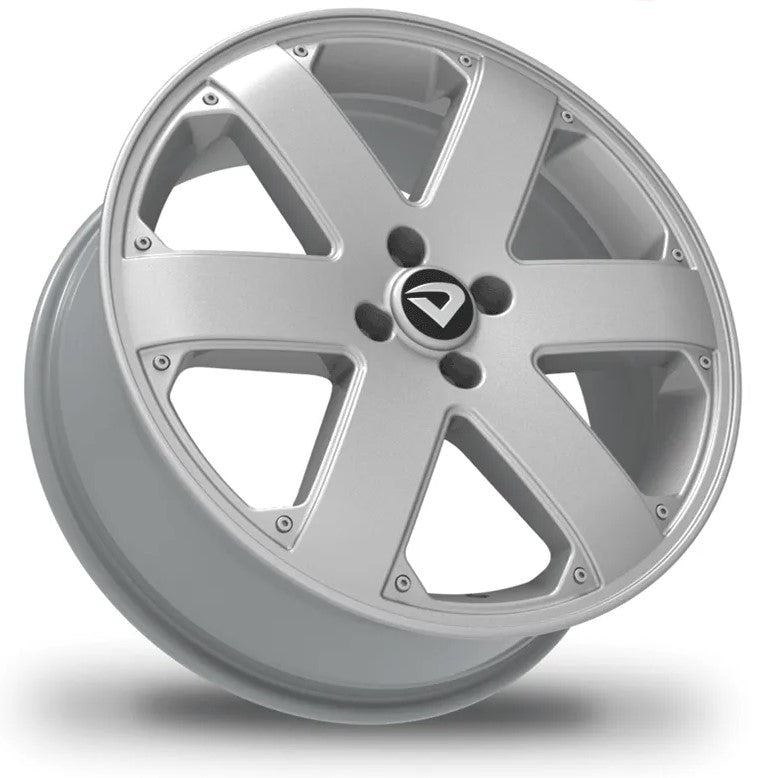 Roda Volcano V120 Aro 18" tala 6" Prata