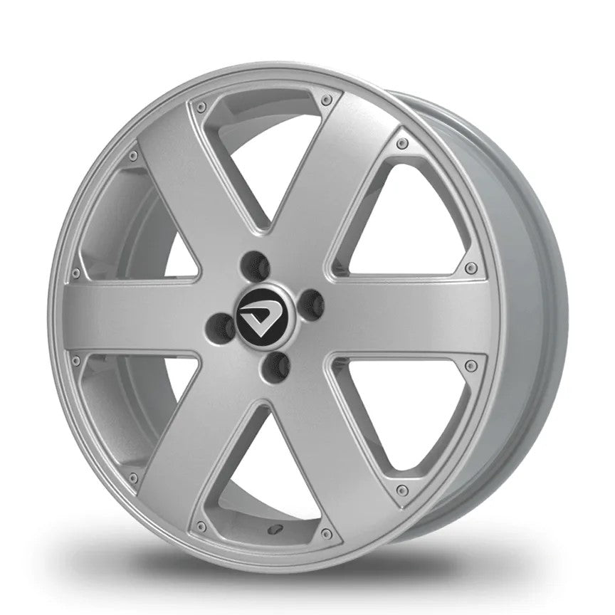 Roda Volcano V120 Aro 18" tala 6" Prata