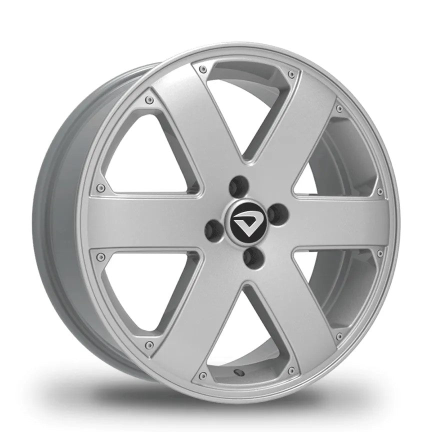 Roda Volcano V120 Aro 18" tala 6" Prata