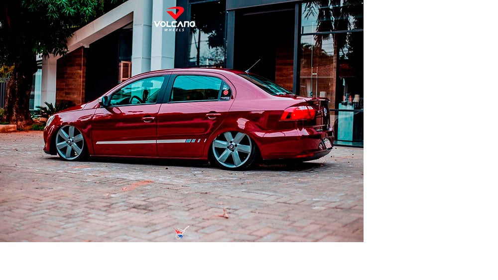 Roda Volcano V-190 (SURF) - Aro 18" tala 6" Grafite Fosco