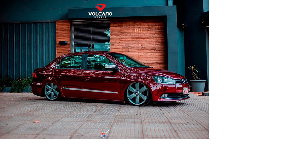 Roda Volcano V-190 (SURF) - Aro 18" tala 6" Grafite Fosco