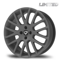 Roda Limited Aro 17" Tala 6" -  Grafite Fosco + Bicos e Anéis Grátis