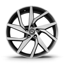 Roda Momentum Aro 20" tala 7,5"  -  Diamantada Total Grafite Fosco + Brindes