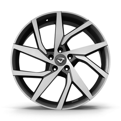 Roda Momentum Aro 20" tala 7,5"  -  Diamantada Total Grafite Fosco + Brindes