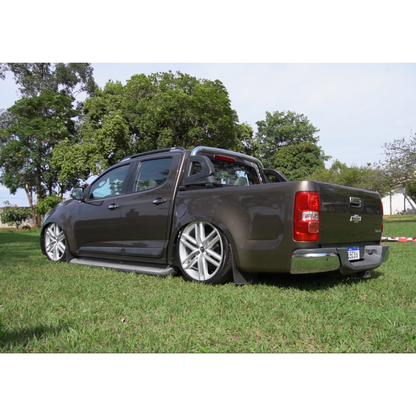 Roda Aro 22" Tala 8,75 New Strong Six Preto Brilhante