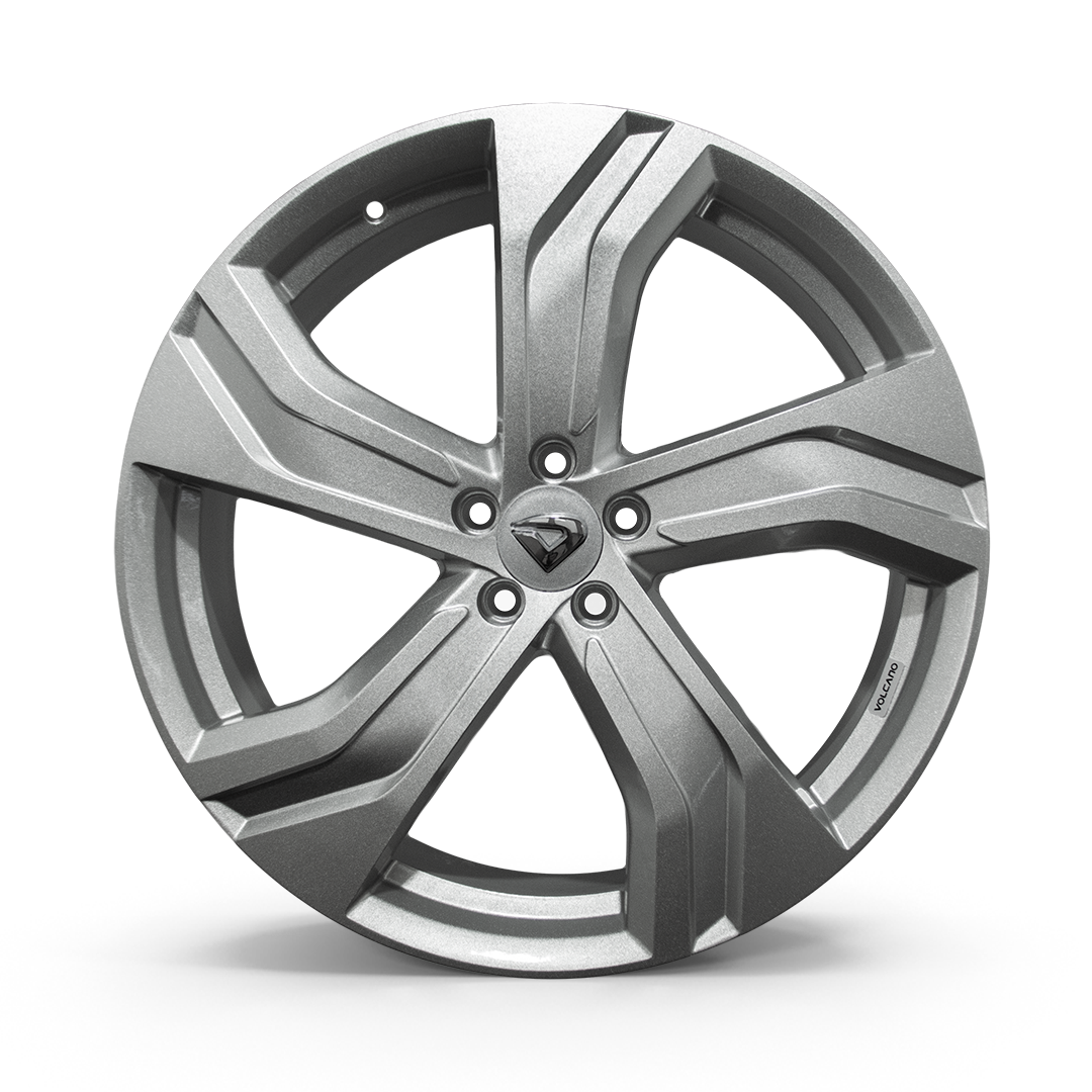 Roda Ultimate Aro 20" Tala 7,5" -  Prata Brilhante Diamantado + Bicos e Anéis Grátis