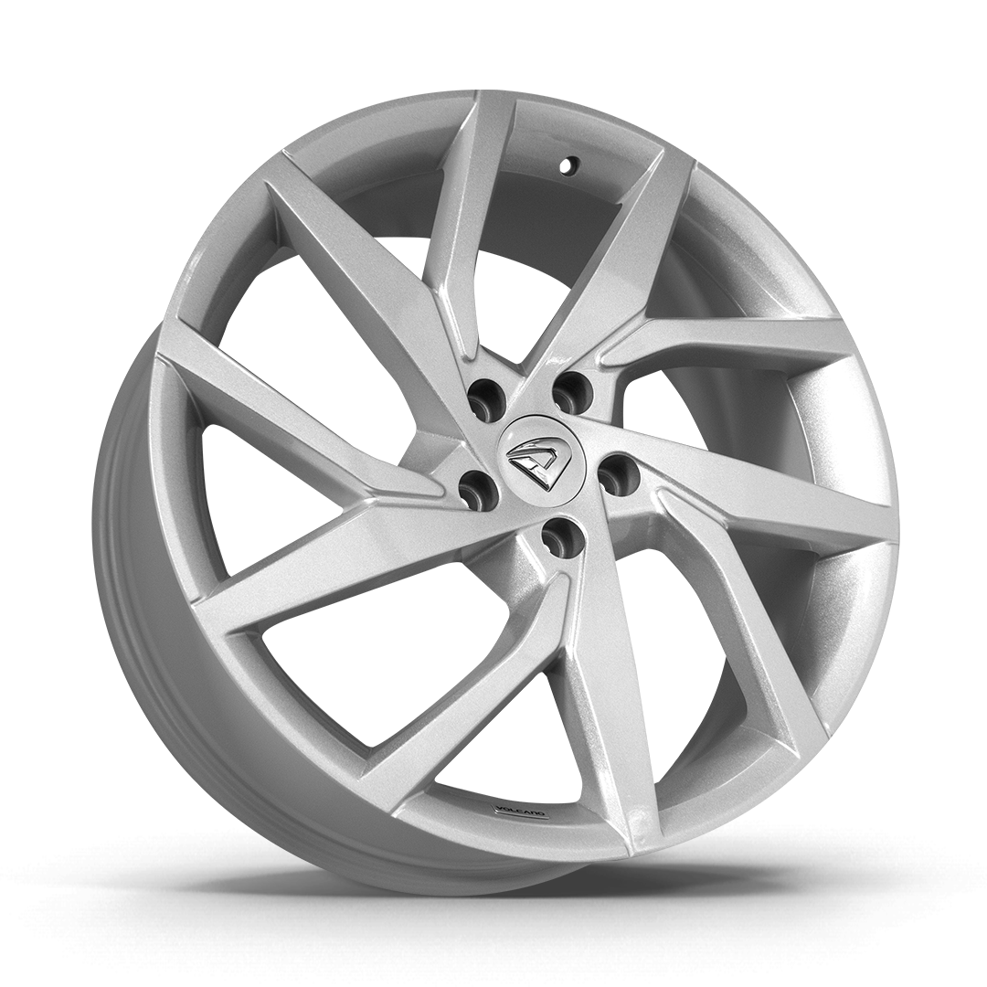 Roda Momentum Aro 20" tala 7,5"  -  Prata Brilhante + Brindes