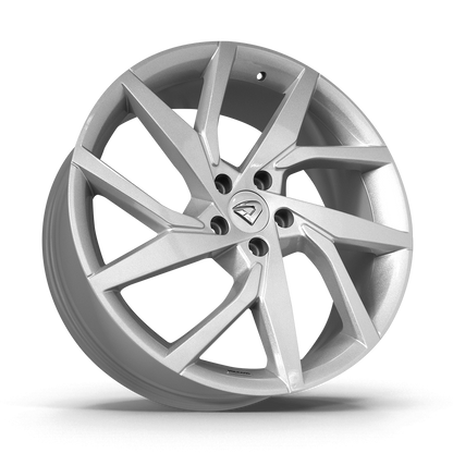 Roda Momentum Aro 20" tala 7,5"  -  Prata Brilhante + Brindes