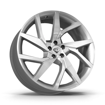 Roda Momentum Aro 20" tala 7,5"  -  Diamantada Total Prata Brilhante + Brindes