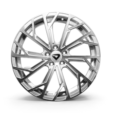 Roda Volcano Bayern Lançamento Aro 18 Tala 6 - Prata brilhante Diamantado + Bicos Grátis