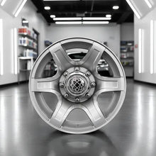 Roda Ford F-250 Duty XLT VD01 Aro 22" tala 8,75" Furação 8x170  -  Diamantada Total Prata Brilhante + Bicos Grátis