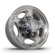 Roda Ford F250 2001 Aro 18" tala 7"  -  Diamantada Total Prata Brilhante + Bicos Grátis