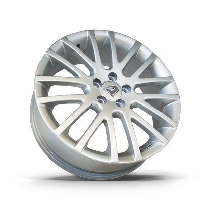 Roda Limited Aro 17" Tala 7" -  Prata Brilhante + Bicos e Anéis Grátis