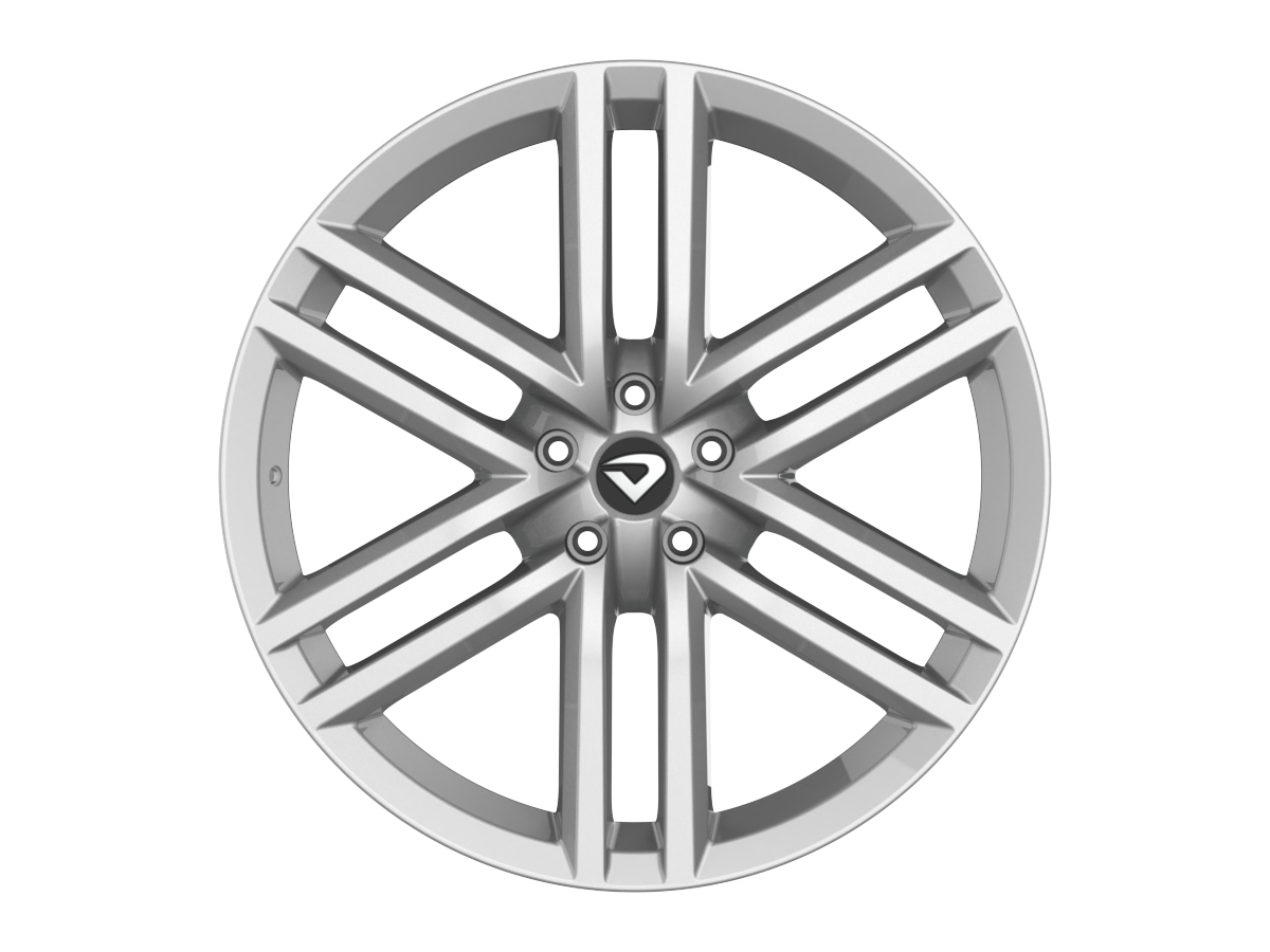 Roda Aro 22" Tala 8,75 New Strong Six Preto Brilhante