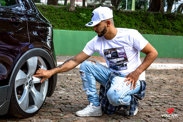 Boné Volcano  Branco Aba Curva