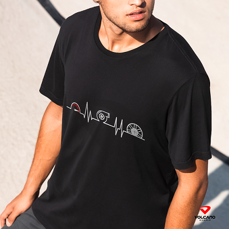 Camiseta Exclusiva Volcano Emoção cor Preta