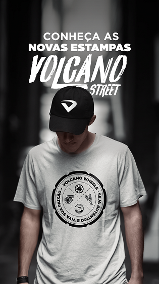 Camiseta Exclusiva Volcano Escudo cor Mescla
