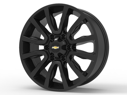 Roda Volcano HIGH COUNTRY Aro 18" tala 7" Furação 6x139,7 Cubo 106,1 Preto Brilhante Diamantado Total