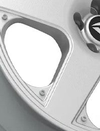 Rebite ou Arrebite com abertura Allen em ABS e acabamento cromado para Roda Santa Mônica - Kit C/5