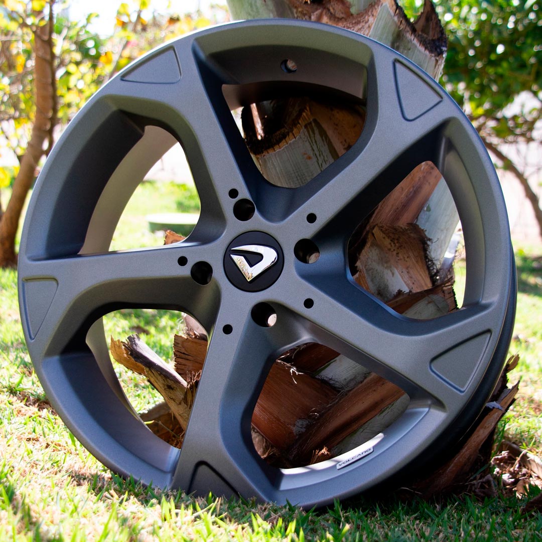 Roda ADVANCE Aro 17" tala 6"  Grafite Fosco