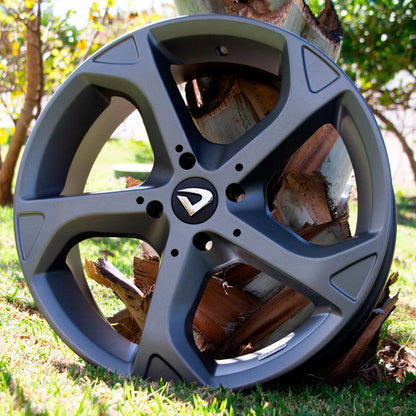 Roda ADVANCE Aro 17" tala 6"  Grafite Fosco