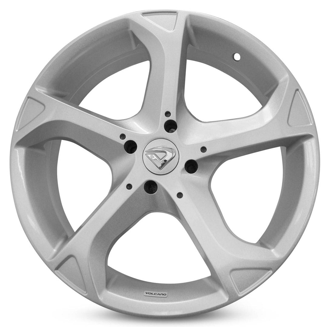Roda ADVANCE Aro 17" tala 6"  Prata Brilhante + Brindes