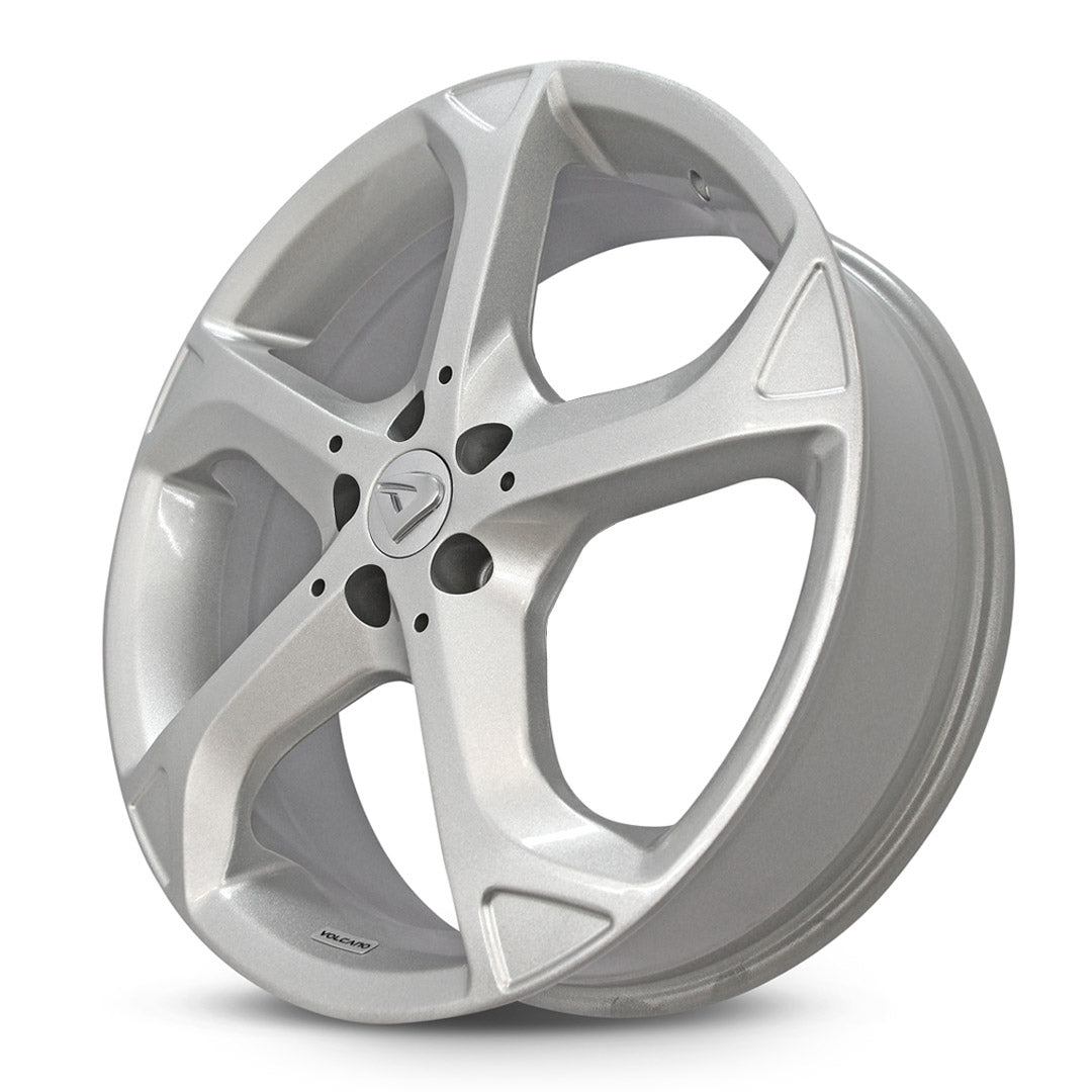 Roda ADVANCE Aro 17" tala 6"  Prata Brilhante + Brindes