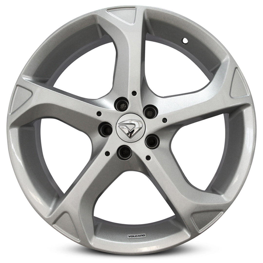 Roda ADVANCE Aro 17" tala 6"  Prata Brilhante + Brindes