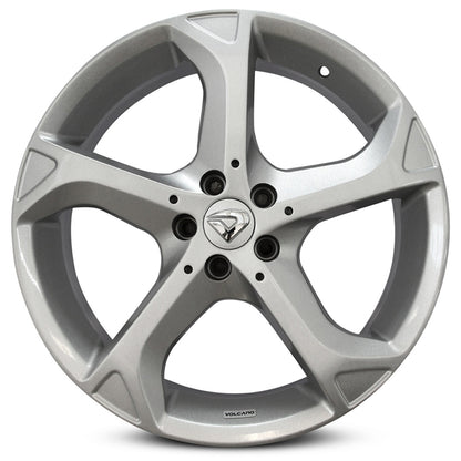 Roda ADVANCE Aro 17" tala 6"  Prata Brilhante + Brindes