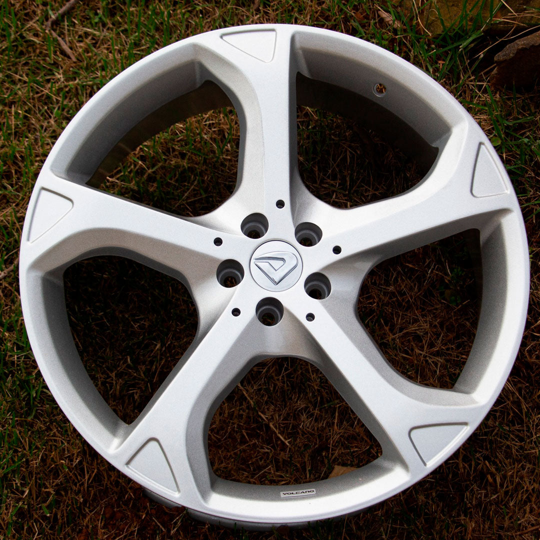 Roda ADVANCE Aro 20" tala 7,5"  Prata Brilhante