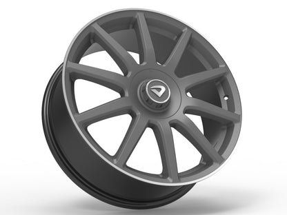 Roda Aro 16" tala 7" Volcano DAIMLER Grafite Fosco Diamantado