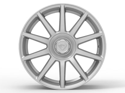 Roda Aro 16" tala 7" Volcano DAIMLER Prata Brilhante