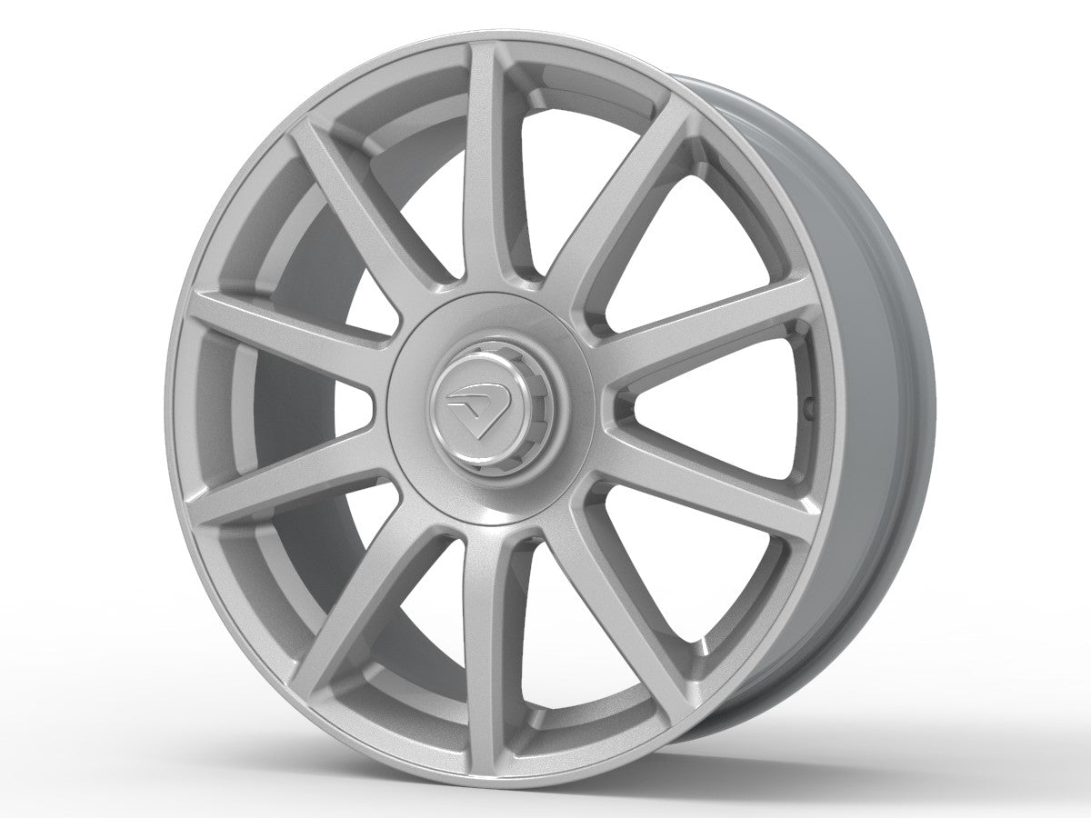 Roda Aro 16" tala 7" Volcano DAIMLER Prata Brilhante