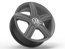 Roda Aro 18" Tala 6" Volcano SPACE Grafite Fosco - Gol, Polo, Fox, Spacefox