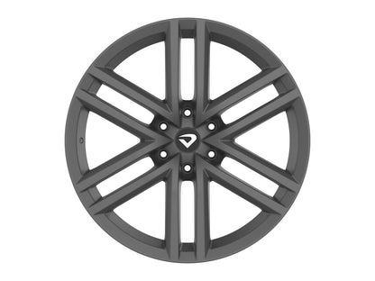 Roda Aro 22" Tala 8,75 New Strong Six Hilux Grafite Fosco furação 6x139,7mm Et35