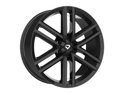 Roda Aro 22" Tala 8,75 New Strong Six Hilux Preto Fosco furação 6x139,7mm Et35
