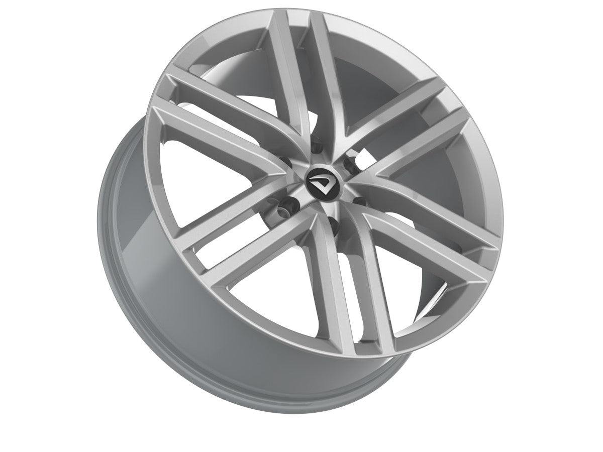 Roda Aro 22" Tala 8,75 New Strong Six S10 Prata Brilhante furação 6x139,7mm Et35