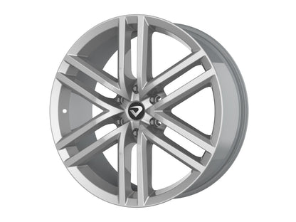 Roda Aro 22" Tala 8,75 New Strong Six S10 Prata Brilhante furação 6x139,7mm Et35
