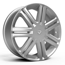 Roda DIAMOND Aro 18" tala 6"  Prata Brilhante.