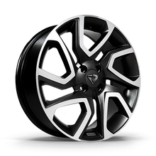 Roda DISCOVERY Aro 17" Tala 7" -  Diamantada Total Preto Brilhante 4x100