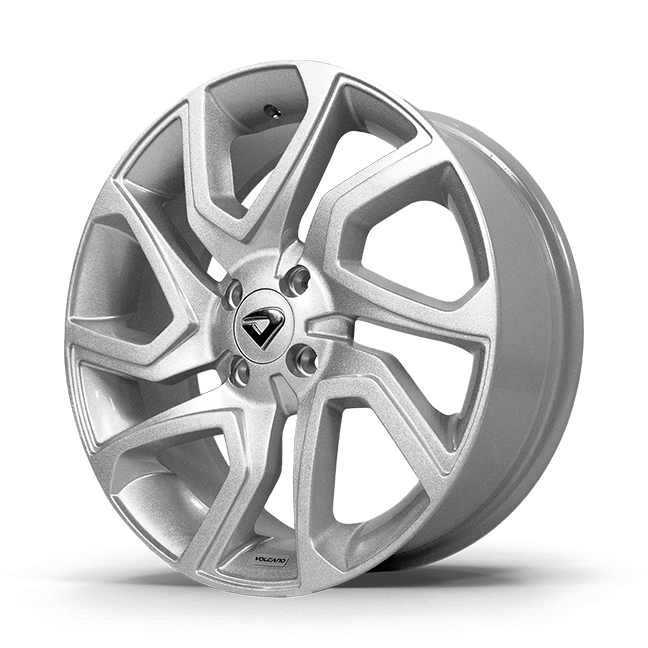 Roda DISCOVERY Aro 17" Tala 6" -  Prata Brilhante
