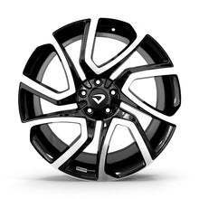 Roda DISCOVERY Aro 20" tala 7,5"  -  Diamantada Total Preto Brilhante