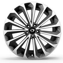 Roda E-TRON Aro 20" tala 7,5"  - Diamantada Total Grafite Fosco