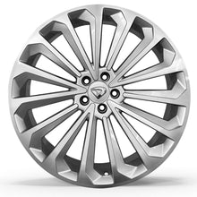 Roda E-TRON Aro 20" tala 7,5"  - Diamantada Total Prata Brilhante