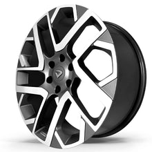 Roda INVICTUS Aro 22" tala 8x75" - Diamantada Total Grafite Fosco