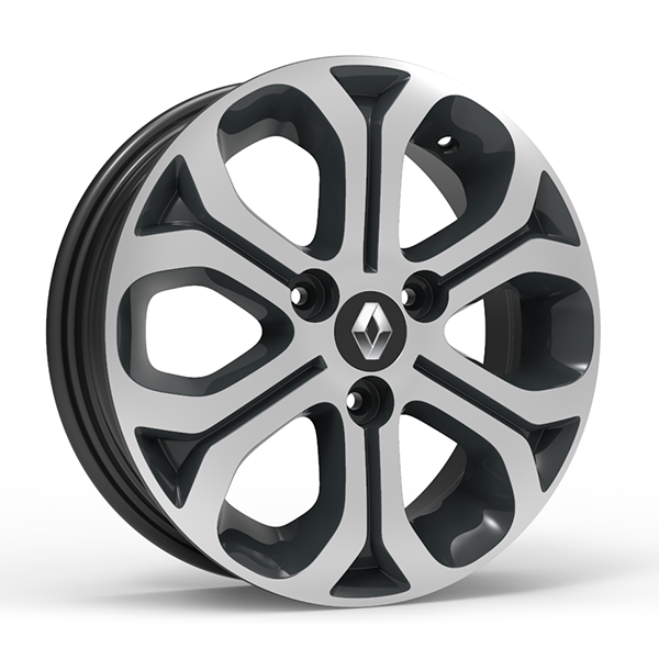 Roda Original Renault Kwid 14 X 4,5'' Volcano Furação 3x100mm