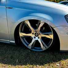 Roda R-DESIGN Aro 20" tala 7,5"  Diamantado Grafite Brilhante